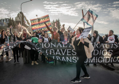 Inicio de la Marcha contra los transfemicidios. 19 hs.