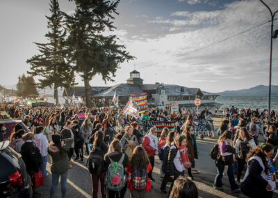 Columnas de la Marcha en la Ciudad.